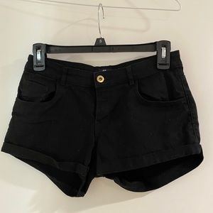 Black shorts